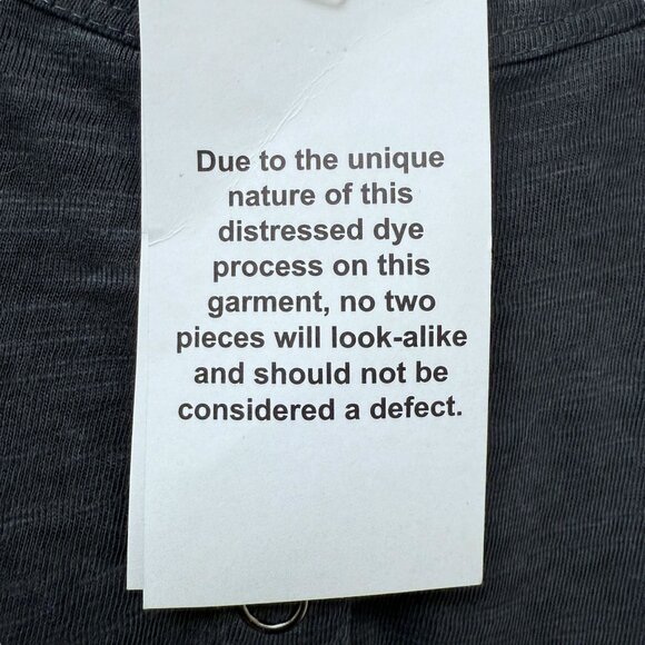 LOGO Lori Goldstein Henley Tee Plus Size 1X Gray Womens Tunic Top 3/4 Sleeve NWT - Picture 9 of 10